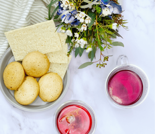 Afternoon Tea Bundle afternoon tea time with biscuits and cookies.