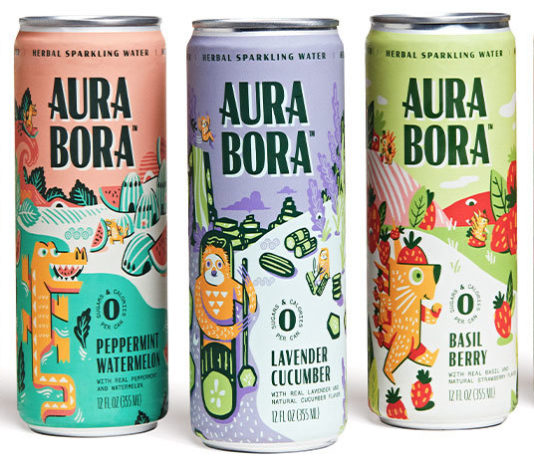 Flavorful Herbal Cocktails Made with Aura Bora Sparkling Water Aura Bora
