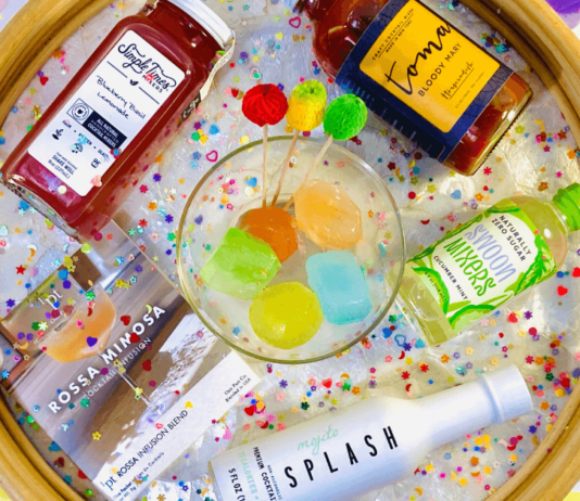 Tips for Having a Happy Hour For Your Team Happy hour mixers on a bed of ice.