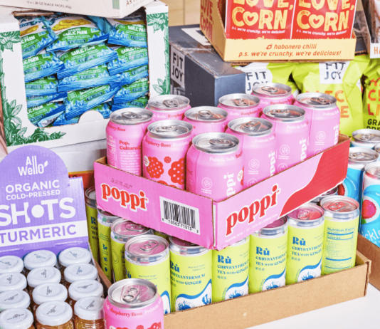 10 Office Snacks to Order For Your Team A counter full of snacks ready to be put away