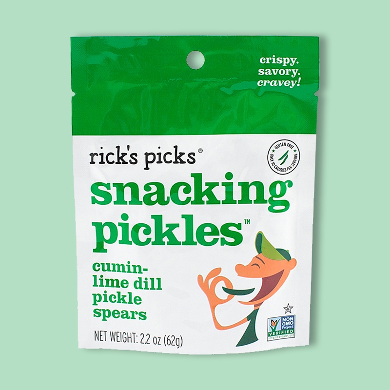 Cumin-Lime Dill Snacking Pickle Spears - Rick's Picks