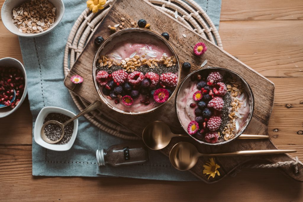 Amara breakfast bowls flat lay