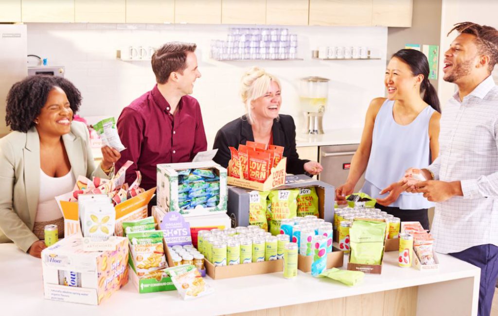 Your Team Back Restocking Office Pantry Snacks