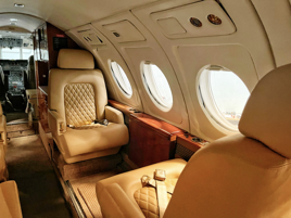 A luxury jet seat