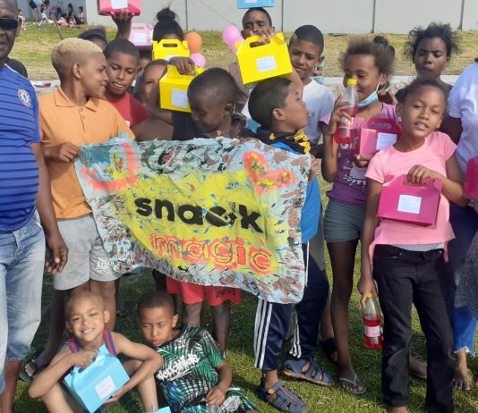 Snack & Give Back: Charity in Ocean View, Cape Town, South Africa