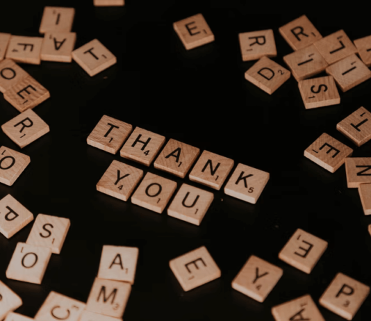 Top 4 Corporate Holiday Gift Ideas (and one you should avoid) Scrabble pieces arranged to say "THANK YOU"