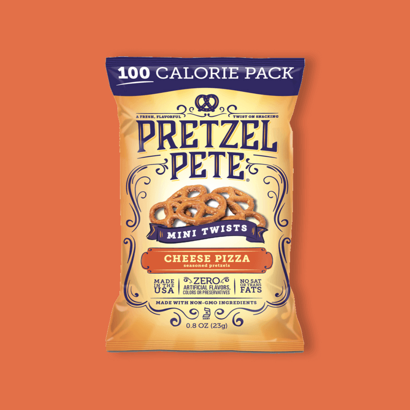 Pretzel Petes Mini Pretzels Cheese Pizza