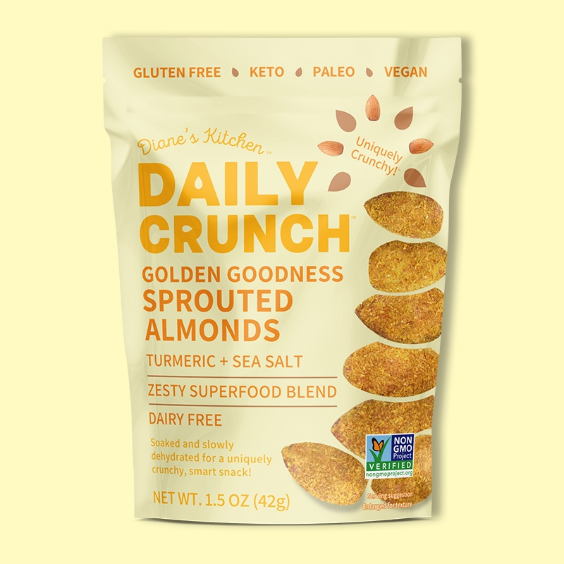 Daily Crunch Golden Goodness Sprouted Almonds