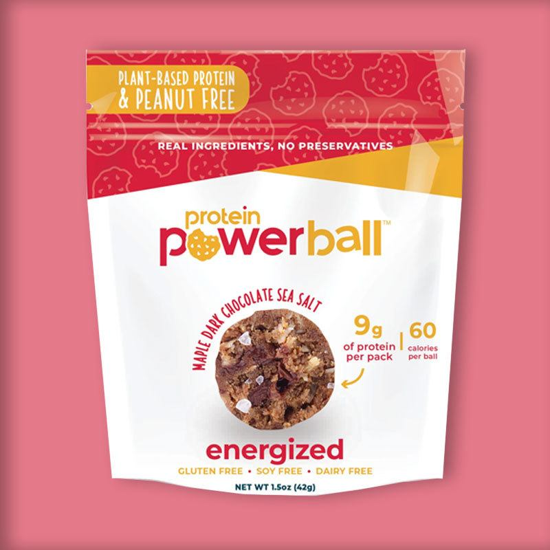 Protein Powerball Maple Dark Chocolate Sea Salt