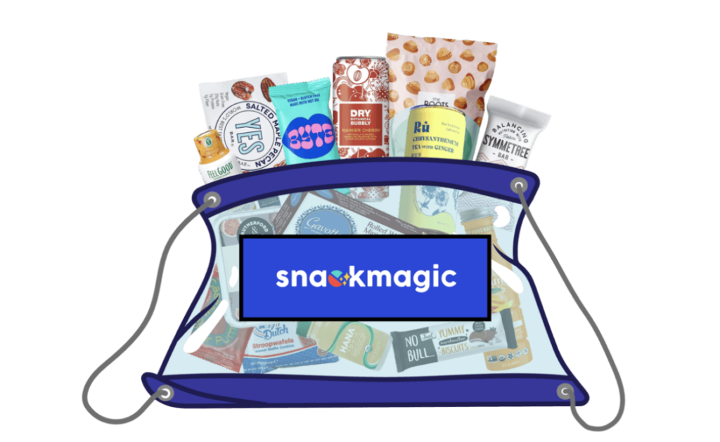 A SnackMagic goodie bag example