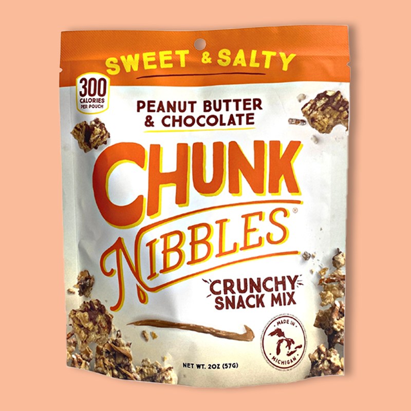 Peanut Butter & Chocolate Nibbles Snack Mix